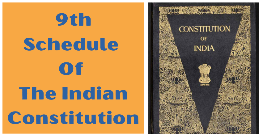 9th schedule_Indian Constitution